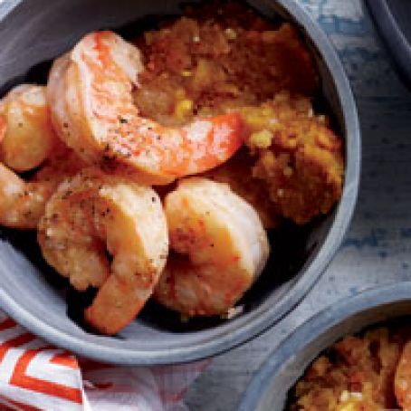 Mofongo with Shrimp