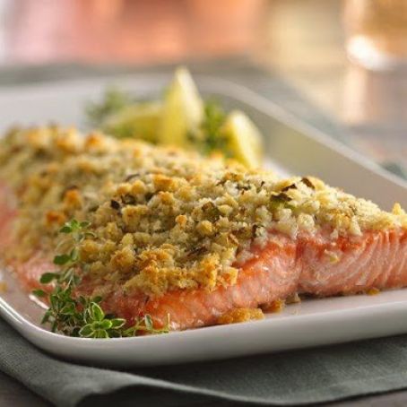 Lemon- and Parmesan-Crusted Salmon