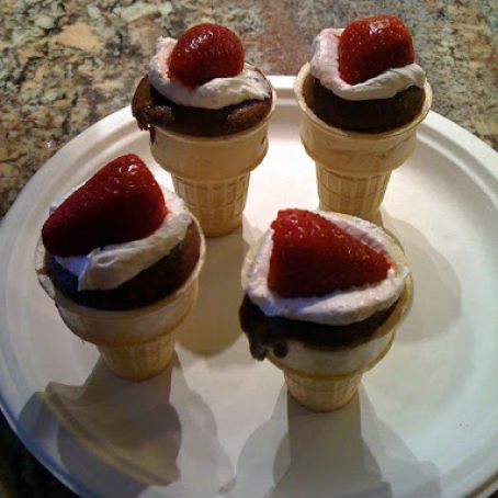 Ice Cream Cone Cupcakes