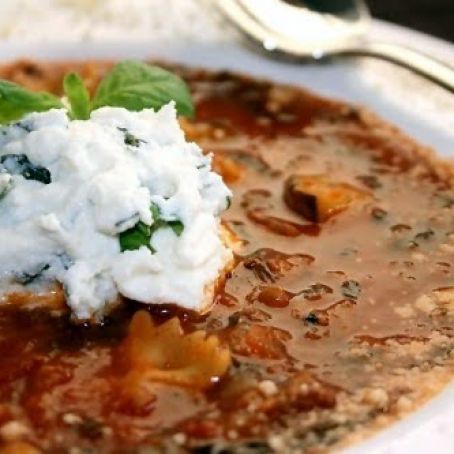 Lasagna Soup