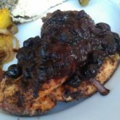 Paleo Blueberry Maple BBQ Chicken