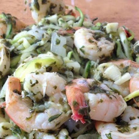 Shrimp Florentine with Zoodles