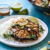 Thai Pork Chops with Coconut Rice