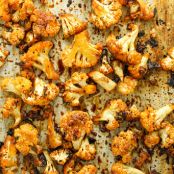 Sweet and Spicy Roasted Cauliflower