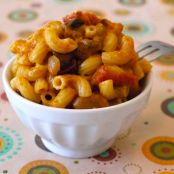 Four Bean Chili Mac & Cheese