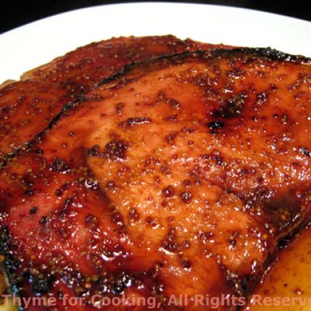 Grilled Ham with Red Eye Glaze
