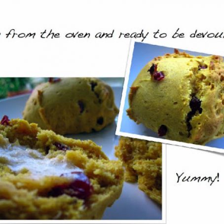 Pumpkin Cranberry Scones