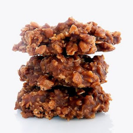 No Bake Chocolate, Peanut Butter and Oatmeal Cookies