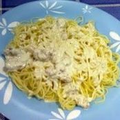 ESPAGUETIS CON SALSA ROQUEFORT