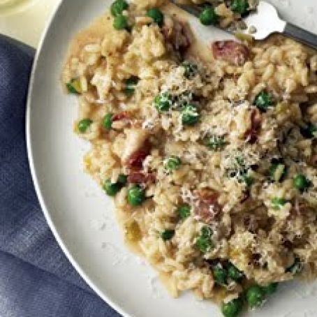 Risotto - Leek, Bacon, and Pea