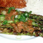Asparagus with Peanut Sauce