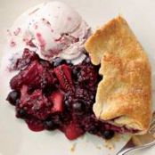 Rustic Tri-Berry Pie