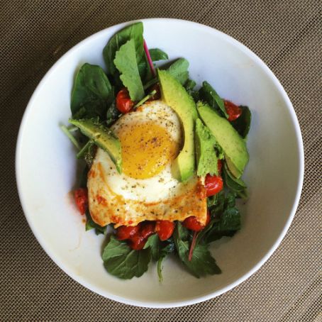 Fried Egg + Avocado Morning Power Bowl
