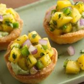Mango Salsa Appetizer Bites