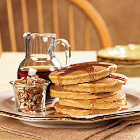 Sweet Potato Pecan Pancakes