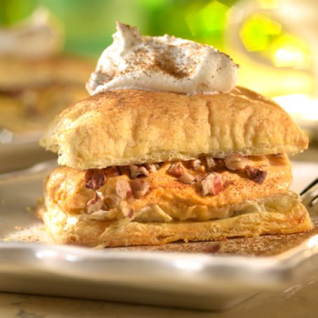 Pumpkin Mousse Napoleons