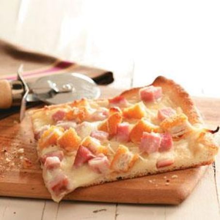 Chicken Cordon Bleu Pizza