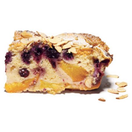 Peach and Blueberry Buckle