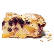 Peach and Blueberry Buckle