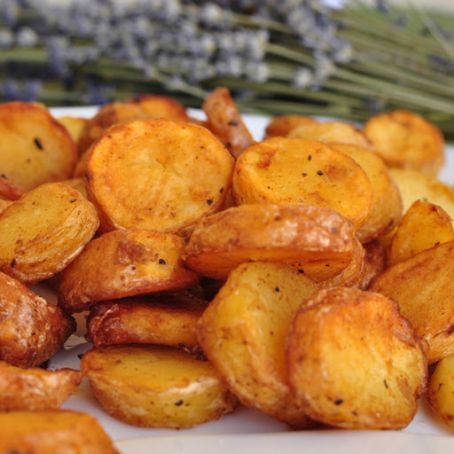 Crispy Turmeric Baby Potatoes