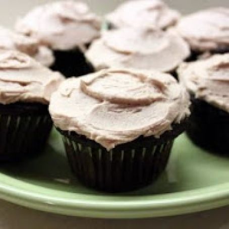 Choco Cupcakes with Milk Chocolate Frosting
