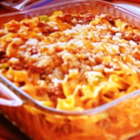 Hamburger Noodle Bake