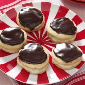 Boston Cream Cookie Pies