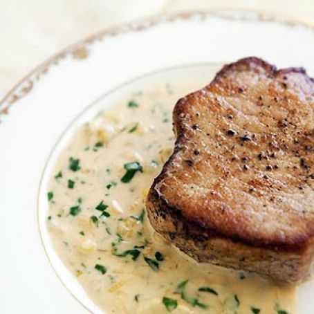 Pork Chops with Dijon Sauce