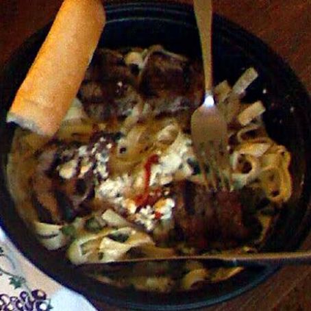 Crab and Gorgonzola for Steak