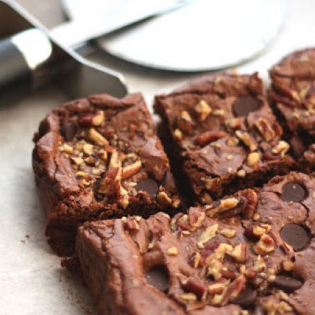Rich Dark Chocolate Brownies - Gluten and Casein Free