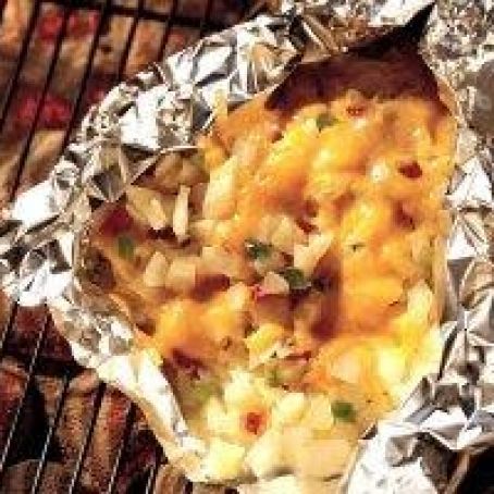 Grilled Cheesy Potato Packet