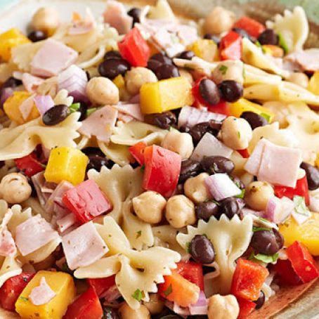 Spicy Black Bean Pasta Salad