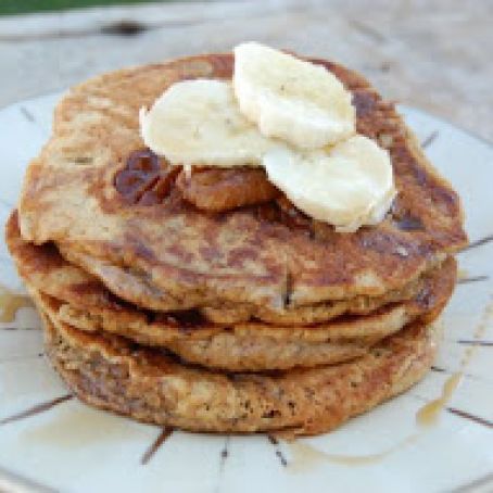 Whole-Wheat Banana Pancakes