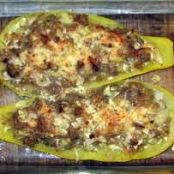 Stuffed Yellow Squash (V)