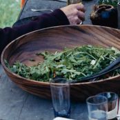 GRILLED MUSHROOM SALAD WITH ARUGULA