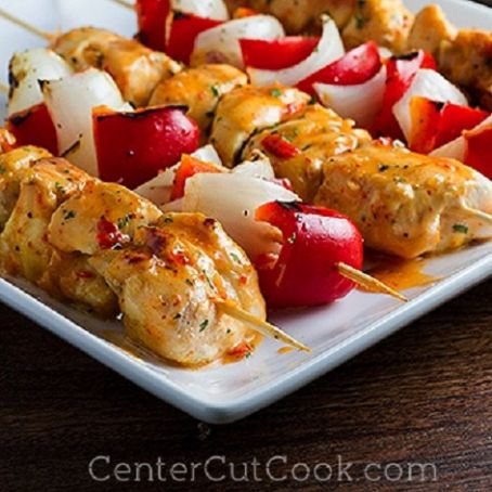 Bang Bang Chicken Kabobs