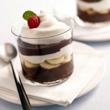 Low-Fat Chocolate Banana Parfaits