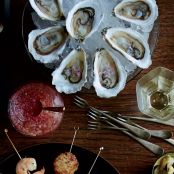 Raw Oysters with Cava Mignonette