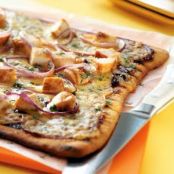 Barbecued Chicken Pizzas Recipe