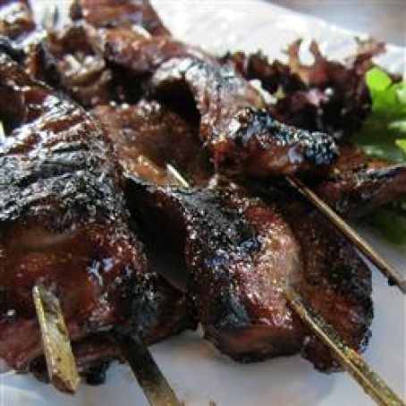 Sweet Teriyaki Beef Skewers