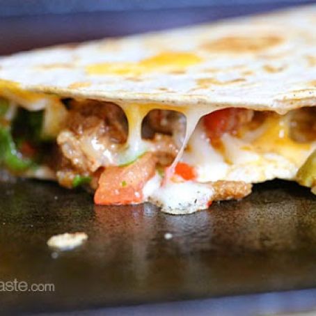 Picadillo Quesadilla