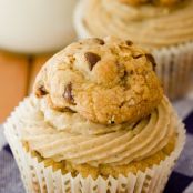 Chocolate Chip Cookie Cupcakes