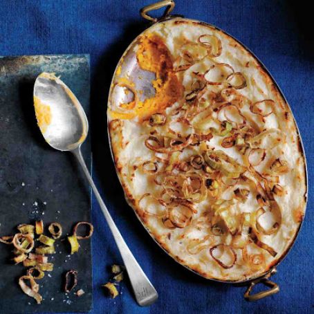 Twice-Cooked Potato-and-Leek Casserole