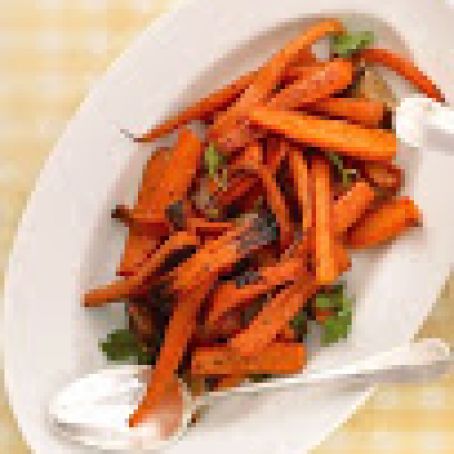 Roasted Carrots and Shallots