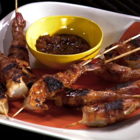Grilled BBQ Bacon Shrimp*