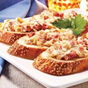 Creamy Artichoke Bruschetta