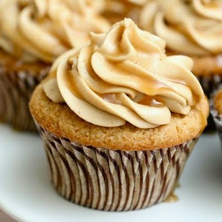 Triple Butterscotch Cupcakes