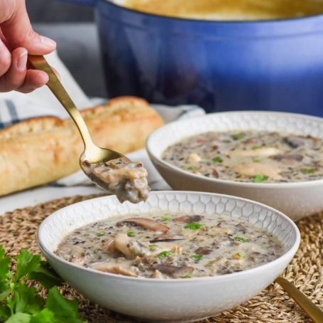 Creamy Chicken and Wild Rice Soup