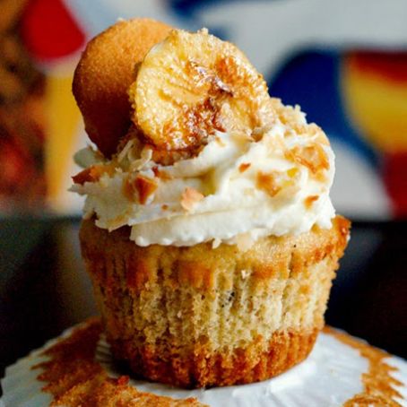 Delicious Banana Cream Pie Cupcakes