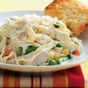 Chicken Fettuccine Alfredo w/Veggies